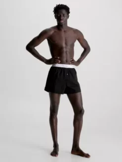 Calvin Klein Lot De 2 Caleçons Slim Fit - Modern Cotton -Pas Cher Calvin Klein Magasin 000NB1396A BHY alternate4