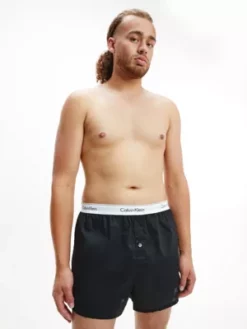 Calvin Klein Lot De 2 Caleçons Slim Fit - Modern Cotton -Pas Cher Calvin Klein Magasin 000NB1396A BHY alternate5