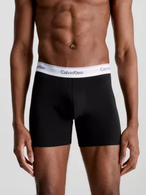 Calvin Klein Lot De 3 Boxers Longs - Modern Cotton 4 Calvin Klein Lot De 3 Boxers Longs - Modern Cotton – Image 2