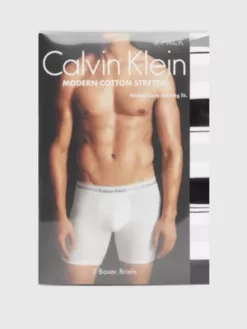 Calvin Klein Lot De 3 Boxers Longs - Modern Cotton 13 Calvin Klein Lot De 3 Boxers Longs - Modern Cotton -Pas Cher Calvin Klein Magasin 000NB2381A 001 alternate5