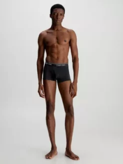 Calvin Klein Lot De 3 Boxers Taille Basse - Micro Stretch Wicking -Pas Cher Calvin Klein Magasin 000NB2569A UB1 alternate4