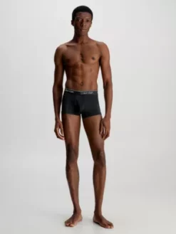 Calvin Klein Lot De 3 Boxers Taille Basse - Micro Stretch Wicking -Pas Cher Calvin Klein Magasin 000NB2569A UB1 alternate5