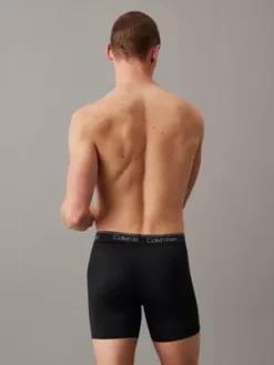 Calvin Klein Lot De 3 Boxers Longs - Micro Stretch Wicking -Pas Cher Calvin Klein Magasin 000NB2570A UB1 alternate3