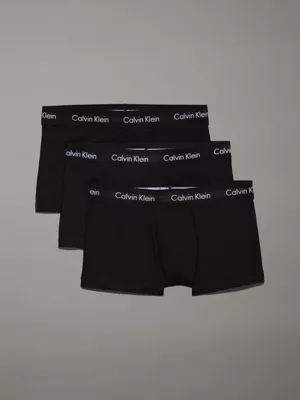 Calvin Klein Lot De 3 boxers Taille Basse - Cotton Stretch Wicking 3 Calvin Klein Lot De 3 boxers Taille Basse - Cotton Stretch Wicking