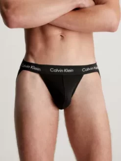 Calvin Klein Lot De 3 Strings - Cotton Stretch -Pas Cher Calvin Klein Magasin 000NB2623A UB1 alternate1