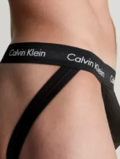 Calvin Klein Lot De 3 Strings - Cotton Stretch -Pas Cher Calvin Klein Magasin 000NB2623A UB1 alternate2