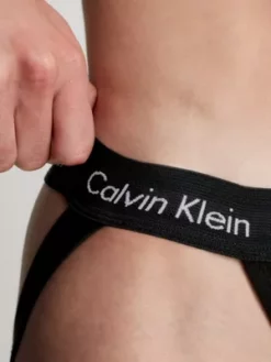 Calvin Klein Lot De 3 Strings - Cotton Stretch -Pas Cher Calvin Klein Magasin 000NB2623A UB1 alternate3