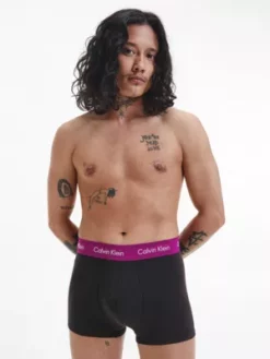 Calvin Klein Lot De 5 Boxers Taille Basse -Pas Cher Calvin Klein Magasin 000NB2631A 7UT alternate6