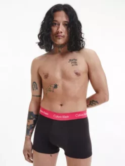 Calvin Klein Lot De 5 Boxers Taille Basse -Pas Cher Calvin Klein Magasin 000NB2631A 7UT alternate7