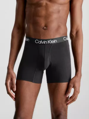 Calvin Klein Lot De 3 Boxers Longs - Modern Structure 4 Calvin Klein Lot De 3 Boxers Longs - Modern Structure – Image 2