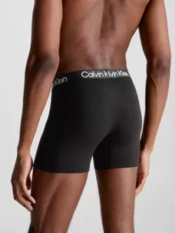 Calvin Klein Lot De 3 Boxers Longs - Modern Structure 9 Calvin Klein Lot De 3 Boxers Longs - Modern Structure -Pas Cher Calvin Klein Magasin 000NB2971A 7V1 alternate2