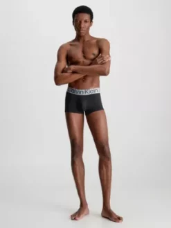 Calvin Klein Lot De 3 Boxers Taille Basse - Steel Micro -Pas Cher Calvin Klein Magasin 000NB3074A 7V1 alternate4