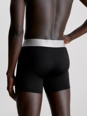 Calvin Klein Lot De 3 Boxers Longs - Steel Micro 5 Calvin Klein Lot De 3 Boxers Longs - Steel Micro – Image 3