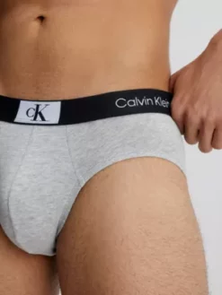 Calvin Klein Lot De 3 Boxers Longs - CK96 -Pas Cher Calvin Klein Magasin 000NB3527A 6H3 alternate3