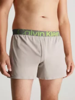 Calvin Klein Caleçon Slim Fit - Future Shift 10 Calvin Klein Caleçon Slim Fit - Future Shift -Pas Cher Calvin Klein Magasin 000NB3594A PET alternate2