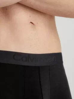 Calvin Klein Lot De 3 Boxers Taille Basse - CK Black -Pas Cher Calvin Klein Magasin 000NB3651A FZ7 alternate4