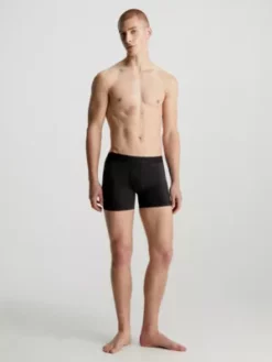 Calvin Klein Boxer Longs - CK Black -Pas Cher Calvin Klein Magasin 000NB3681A UB1 alternate5