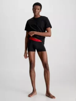 Calvin Klein Lot De 3 T-shirts - Cotton Classics -Pas Cher Calvin Klein Magasin 000NB4011E 001 alternate4