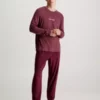 Calvin Klein Ensemble De Pyjama Long - Modern Structure 1 Calvin Klein Ensemble De Pyjama Long - Modern Structure -Pas Cher Calvin Klein Magasin 000NM2178E GVK main