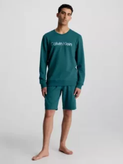 Calvin Klein Sweat D'intérieur - Steel Cotton 12 Calvin Klein Sweat D'intérieur - Steel Cotton -Pas Cher Calvin Klein Magasin 000NM2265E CA4 alternate4