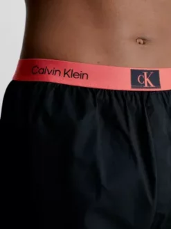 Calvin Klein Short De Pyjama En Coton Bio - CK96 -Pas Cher Calvin Klein Magasin 000NM2389E BA2 alternate2