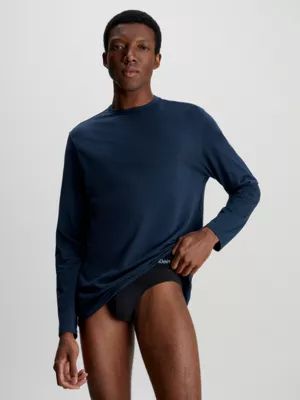 Calvin Klein Haut De Pyjama Manches Longues - Cotton Stretch 3 Calvin Klein Haut De Pyjama Manches Longues - Cotton Stretch