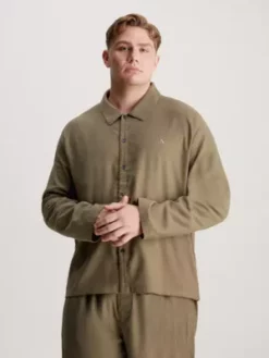 Calvin Klein Haut De Pyjama En Flanelle -Pas Cher Calvin Klein Magasin 000NM2461E FUC alternate1