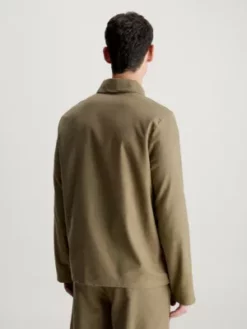 Calvin Klein Haut De Pyjama En Flanelle -Pas Cher Calvin Klein Magasin 000NM2461E FUC alternate2