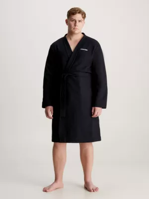 Calvin Klein Peignoir En Coton Gaufré 4 Calvin Klein Peignoir En Coton Gaufré – Image 2