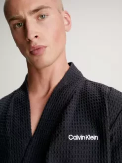 Calvin Klein Peignoir En Coton Gaufré 11 Calvin Klein Peignoir En Coton Gaufré -Pas Cher Calvin Klein Magasin 000NM2497E UB1 alternate3