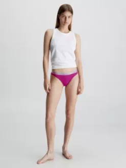 Calvin Klein String - Radiant Cotton -Pas Cher Calvin Klein Magasin 000QD3539E VID alternate4