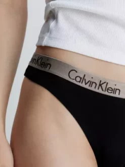 Calvin Klein Lot De 3 Strings - Radiant Cotton 10 Calvin Klein Lot De 3 Strings - Radiant Cotton -Pas Cher Calvin Klein Magasin 000QD3560E IIL alternate3