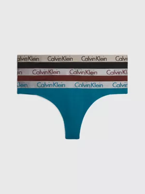 Calvin Klein Lot De 3 Strings - Radiant Cotton 3 Calvin Klein Lot De 3 Strings - Radiant Cotton