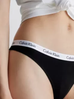 Calvin Klein Lot De 3 Strings - Carousel -Pas Cher Calvin Klein Magasin 000QD3587E HVN alternate4