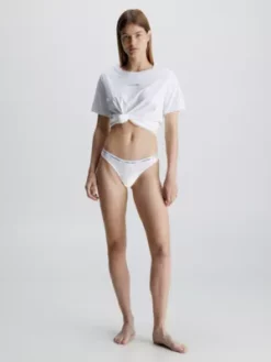 Calvin Klein Lot De 3 Strings - Carousel -Pas Cher Calvin Klein Magasin 000QD3587E HVN alternate5