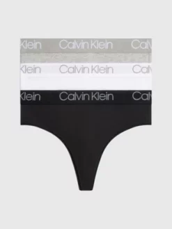 Calvin Klein Lot De 3 Strings Taille Haute - Body