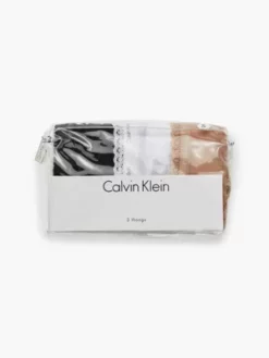 Calvin Klein Lot De 3 Strings - Bottoms Up -Pas Cher Calvin Klein Magasin 000QD3802E FIY alternate6