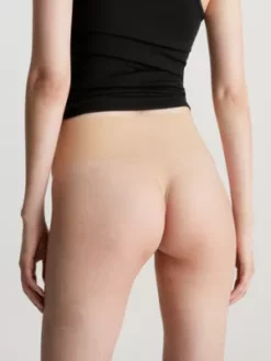 Calvin Klein String Taille Haute - Invisibles 9 Calvin Klein String Taille Haute - Invisibles -Pas Cher Calvin Klein Magasin 000QD3864E 20N alternate2