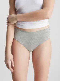 Calvin Klein String Taille Haute - Flex Fit -Pas Cher Calvin Klein Magasin 000QD3956E P7A alternate2