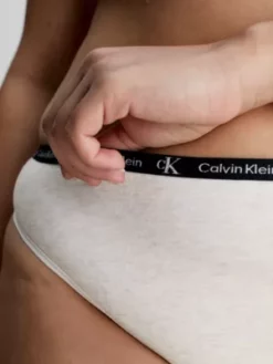 Calvin Klein Lot De 2 Strings - CK96 -Pas Cher Calvin Klein Magasin 000QD3990E BNQ alternate6