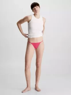 Calvin Klein Strings - Flex Fit 13 Calvin Klein Strings - Flex Fit -Pas Cher Calvin Klein Magasin 000QD5059E 9T4 alternate5