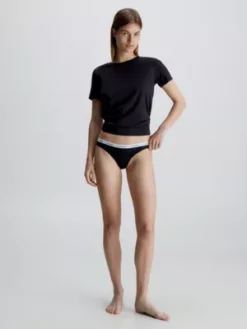 Calvin Klein Lots De 3 Slips Brésiliens En Dentelle -Pas Cher Calvin Klein Magasin 000QD5068E GP6 alternate4