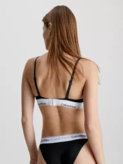 Calvin Klein Soutien-gorge Triangle - Modern Cotton -Pas Cher Calvin Klein Magasin 000QF1061E 001 alternate2