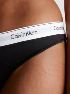 Calvin Klein String Grande Taille - Modern Cotton 9 Calvin Klein String Grande Taille - Modern Cotton -Pas Cher Calvin Klein Magasin 000QF5117E 001 alternate3