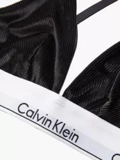 Calvin Klein Soutien-gorge Triangle Velours - Modern Cotton -Pas Cher Calvin Klein Magasin 000QF5508E 001 alternate5