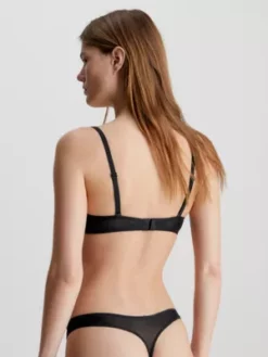 Calvin Klein Soutien-gorge Push-up - Sheer Marquisette 9 Calvin Klein Soutien-gorge Push-up - Sheer Marquisette -Pas Cher Calvin Klein Magasin 000QF6345E UB1 alternate2