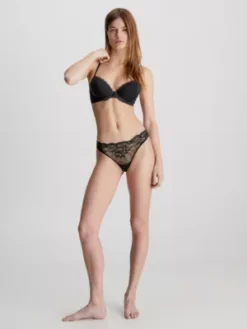 Calvin Klein String - Seductive Comfort -Pas Cher Calvin Klein Magasin 000QF6397E UB1 alternate4