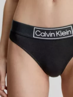 Calvin Klein String - Reimagined Heritage -Pas Cher Calvin Klein Magasin 000QF6774E UB1 alternate3