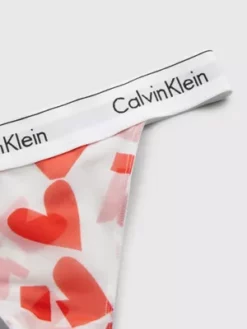 Calvin Klein String - Modern V-Day 11 Calvin Klein String - Modern V-Day -Pas Cher Calvin Klein Magasin 000QF7018E BBG alternate4
