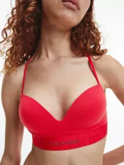 Calvin Klein Brassière Push-up - Embossed Icon -Pas Cher Calvin Klein Magasin 000QF7054E 5FJ alternate3